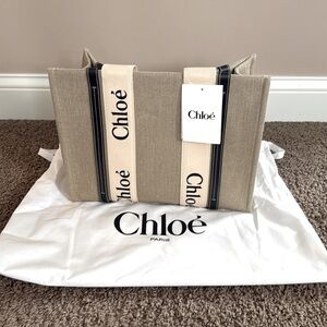 Chloe Woody Medium Tote